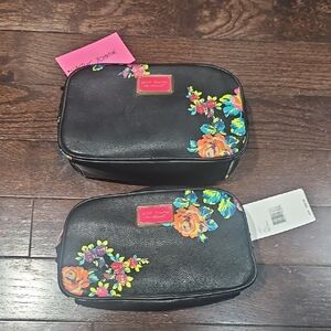 Betsey Johnson Cosmetic Makeup Bag